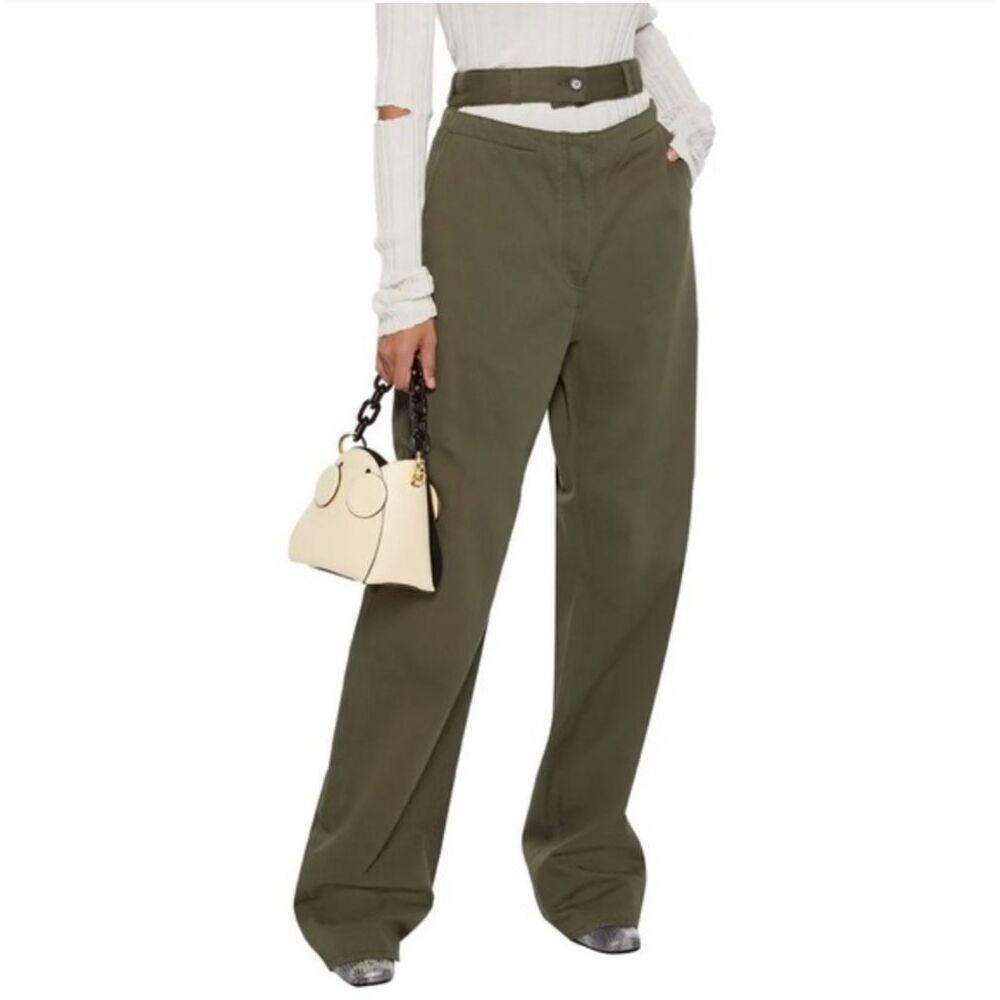 Valentino Olive Green Chinos Women’s Sz 42